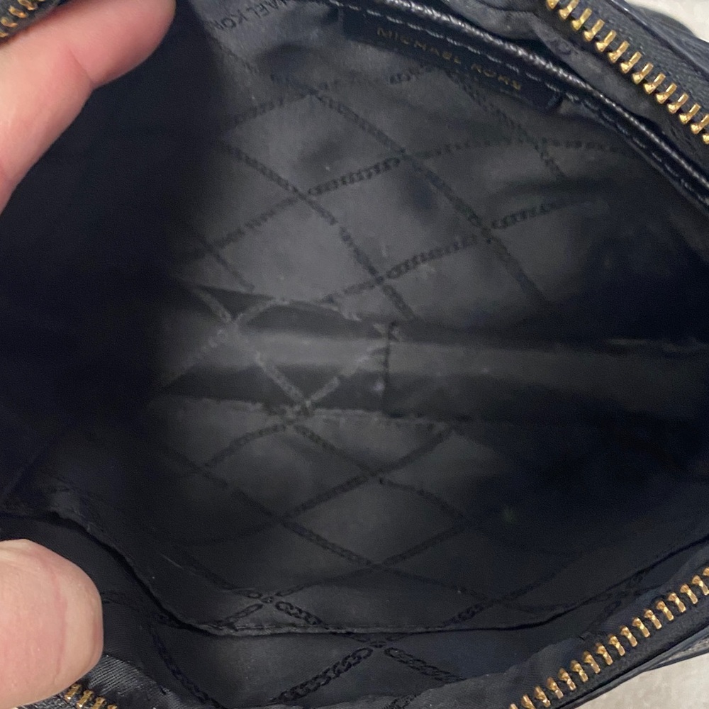 Michael Kors Black Crossbody Bag with Gold Accents - Picture 10 of 10